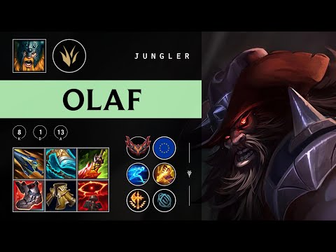 Olaf Jungle vs Jarvan IV - EUW Grandmaster Patch 25.24