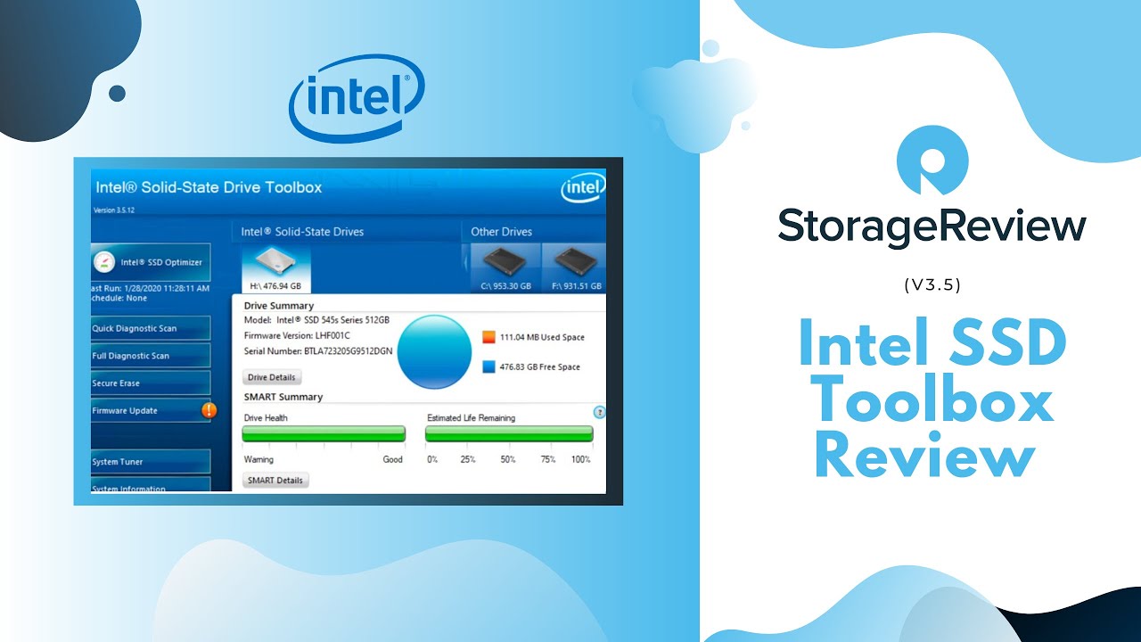 Intel SSD Toolbox Review (v3.5)