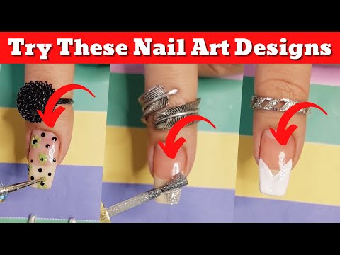 Beautiful Simple Nail Art Designs For Beginners || Nail Art Hacks Compilation