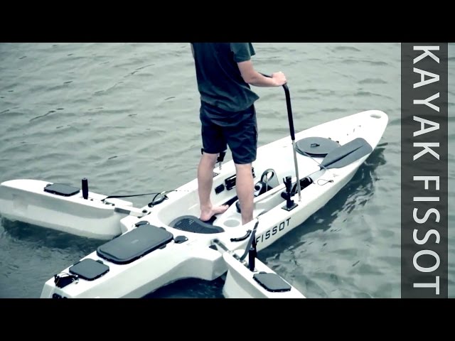 Fissot Fishing kayak with 40 bls motor by Fissot kayak