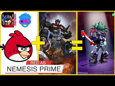 Angry Birds Transformers - Before & After - All Red Combos