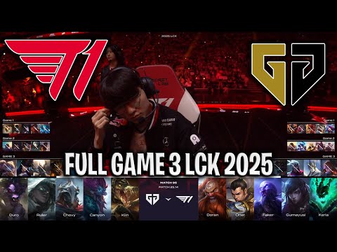 T1 BEST GAME EVER?😱HISTORIC!😱- T1 vs GEN GAME 3 LCK SUMMER 2025 W10D3 | T1 vs GENG G3 LCK 2025
