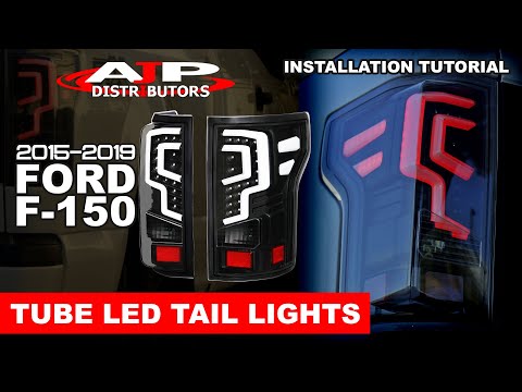 15-19 FORD F150 TUBE LED TAIL LIGHTS INSTALL - AJP DISTRIBUTORS