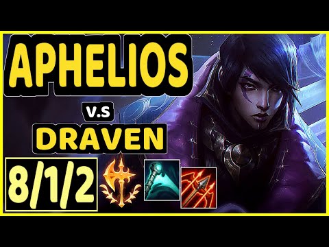FREEZE (APHELIOS) vs DRAVEN - 8/1/2 KDA BOTTOM ADC GAMEPLAY - EUW Ranked MASTER