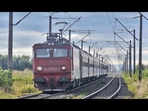 Trenul IR1953 Mangalia - Suceava Nord trece pe la CET Suceava - 21.08.2017