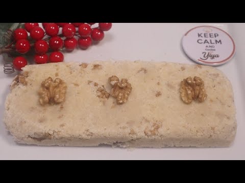 TURRÓN DE NATA Y NUECES EN MAMBO, Monsieur Cuisine y Thermomix