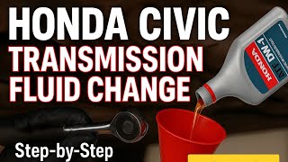 2006-2011 Honda Civic Transmission Fluid Change | Step-by-Step DIY ATF Drain & Fill Tutorial
