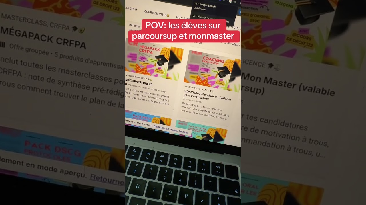 POV: les élèves sur parcoursup et monmaster #parcoursup #monmaster #bac #lycee #université