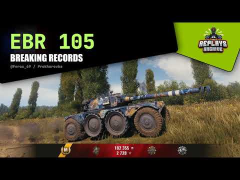 Panhard EBR 105 - Breaking records / 22411 assist, 520 damage, 1581 exp., Prokhorovka, WoT