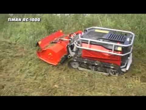 Timan RC-1000 slope mower