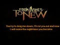 From Ashes To New - Nightmare [Lyrics on screen]