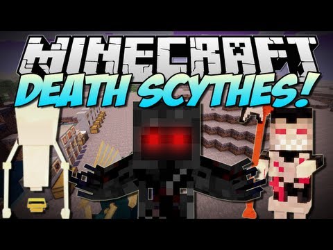 Minecraft | DEATH SCYTHES! (Become the GRIM REAPER!) | Mod Showcase