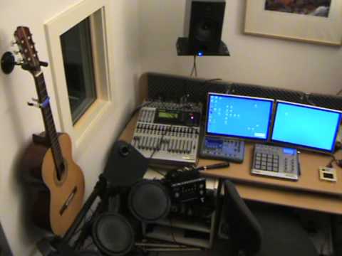 HOME STUDIO SETUP - WITH DRY ROOM - IN A WOODEN SHED