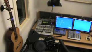 HOME STUDIO SETUP - WITH DRY ROOM - IN A WOODEN SHED