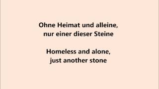 Einer dieser Steine — Sido ft. Mark Forster (English &amp; German lyrics)