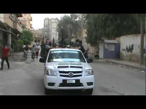 استعداد كتيبة ثوار الشعيطات للهجوم على أحد الحواجز في حي الحميدية في دير الزور