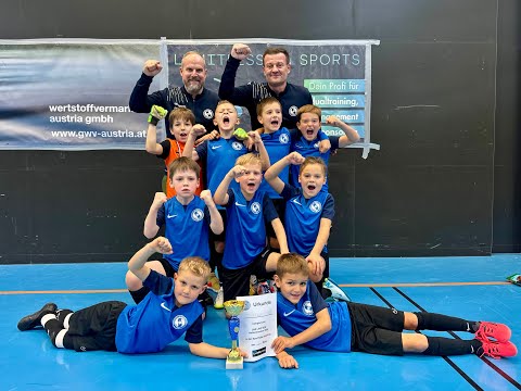 U8 des FC Stahl Linz beim JAZ Süd Linz Hallenmasters 23 11 2024