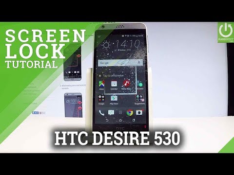 How to Set Screen Lock on HTC Desire 530 - Use Pattern & Password