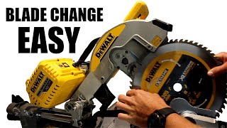 How to change a Dewalt MitreSaw Blade | Quick and easy