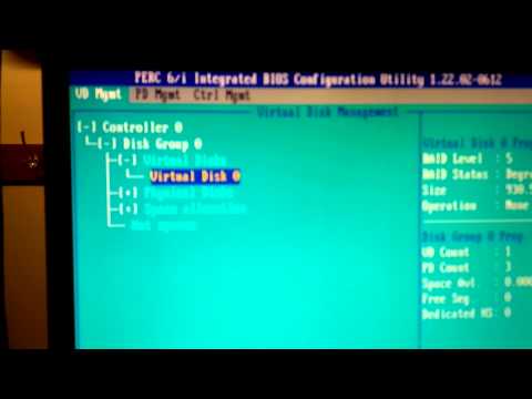 Foreign config on raid array
