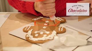 Making Gingerbread Men at River Forest Chocolates