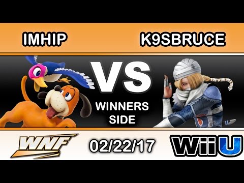 WNF 1.2 - TiE | ImHip (Duck Hunt) Vs. LH | K9sbruce (Sheik) Winners Side - Smash Wii U