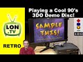 Retro Playing Through A 1994 3DO Crystal Dynamics Demo Disc