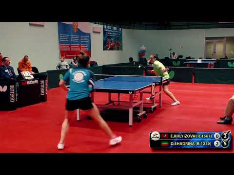 5.ХЛЫЗОВА - ШАДРИНА Moscow Championship table tennis настольный теннис