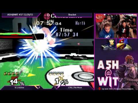 SC | GGDoe (Falco) vs The Moon (Marth) - ASH@WIT #37 Melee Bracket