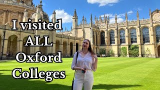I Visited All Oxford University Colleges – Hidden Gems Revealed!