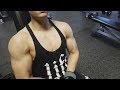 16 Year old Bodybuilder Training.
