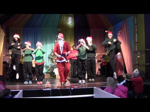 Verdensjuletreet - Juleshow på Veitvet 2012