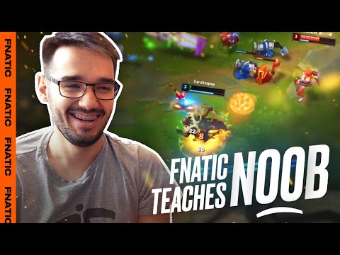 Hylissang coaches noob how to get out of Silver! | Fnatic Teaches Noob Ep1