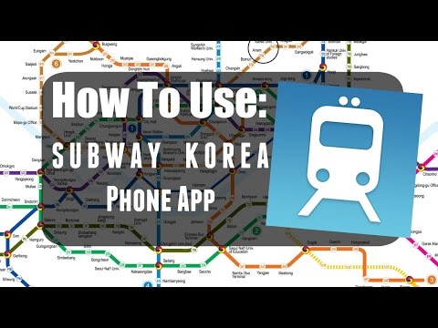how to use the subway korea smartphone app