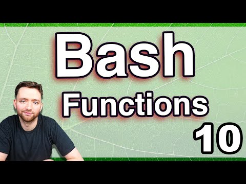 Intro to Functions Bash Programing Tutorial 10