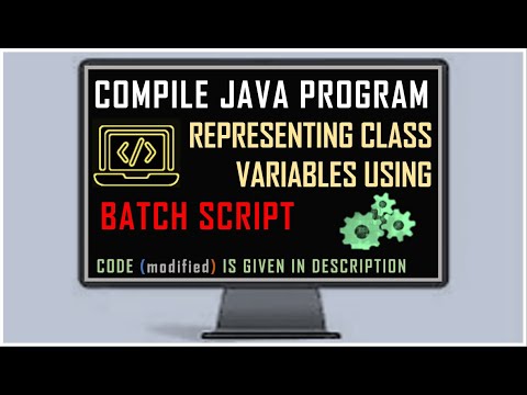 Compile Run Java Programs Representing Class Variables Via Batch File Void Method In Java Cmd
