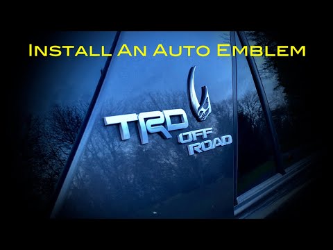 How To Install An Auto Emblem