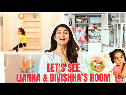 House tour inside Lianna and Divishha’s  room | HINDI | WITH ENGLISH SUBTITLES | Debina Decodes |