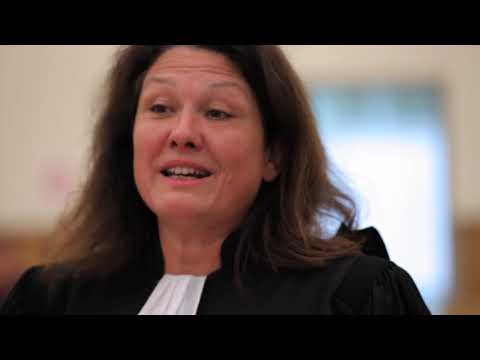 Imagens de audiência: o tribunal de instância