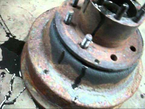 changing dodge 350 brake drums