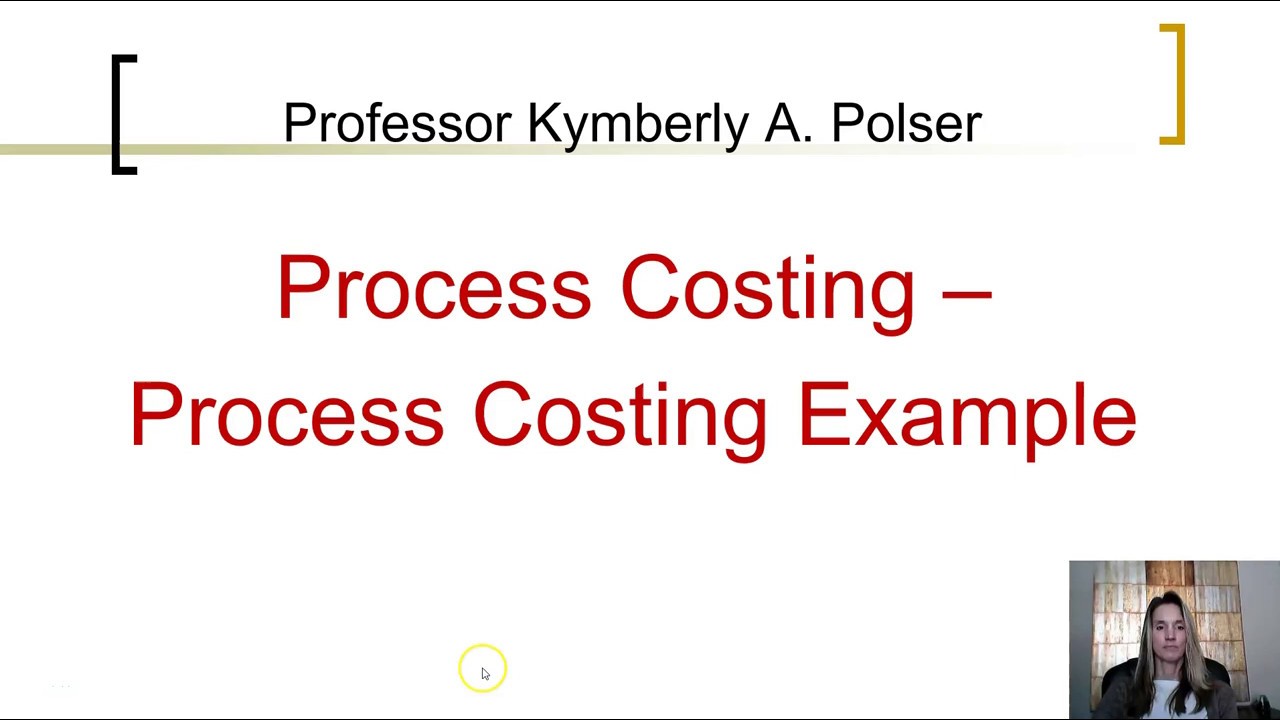 Process Costing Example ch21