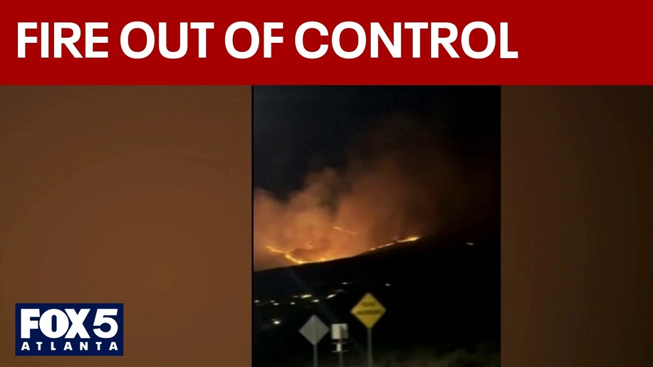 Nevada wildfire burns out of control prompting emergency response