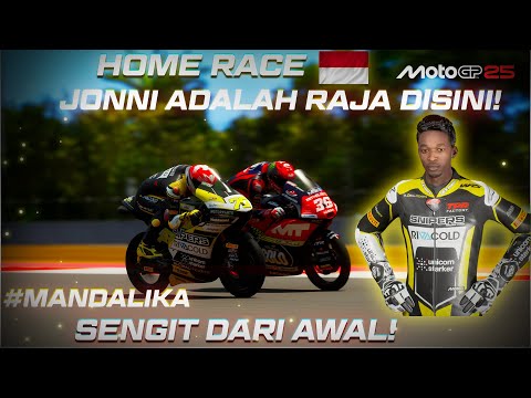 HOME RACE! - CAREER MODE MOTOGP 25 PART 8 - MANDALIKA - 120% AI