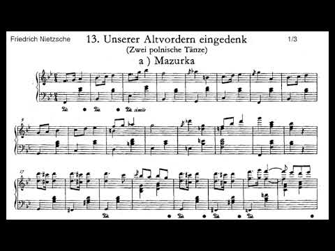 Friedrich Nietzsche - Selected Pieces for Piano