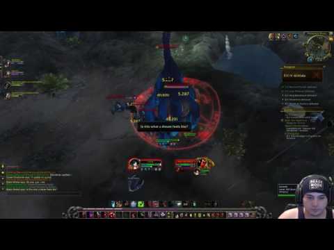 WoW Legion Beta: Blood Death Knight Tanking Normal Eye of Azshara Dungeon