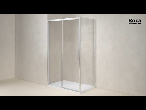 How to install Naray L2-E + LF-C shower enclosure | Roca