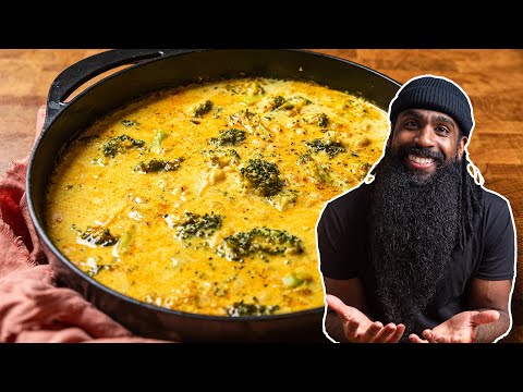 This creamy chickpea soup always warms my stomach❗ Healthy, budget-friendly recipe