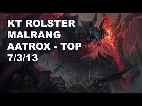 KT Rolster Malrang Top Aatrox vs Jayce - KR Challenger Rank Game