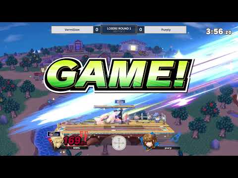 Vermillion (Cloud) vs Purply (Mii Brawler) - GHS8 Winners Round 3