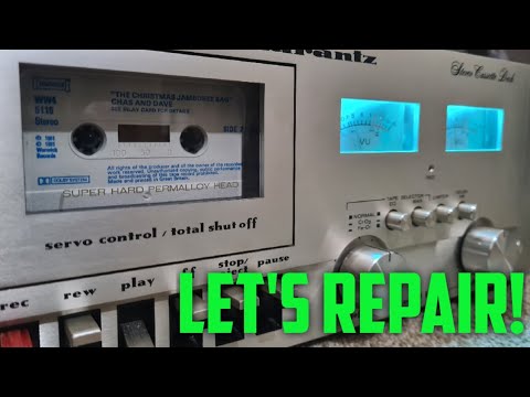 Marantz 5000 1970s Cassette Deck - Belts, Light Service & Calibration
